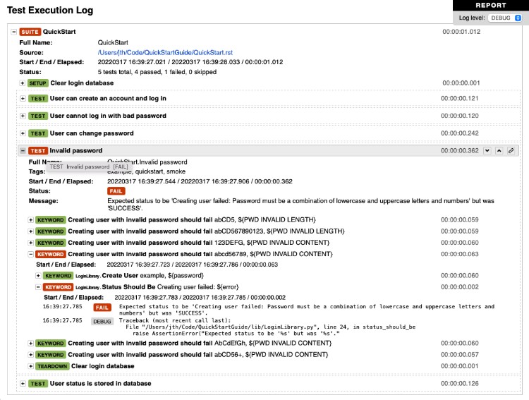 Robot Framework