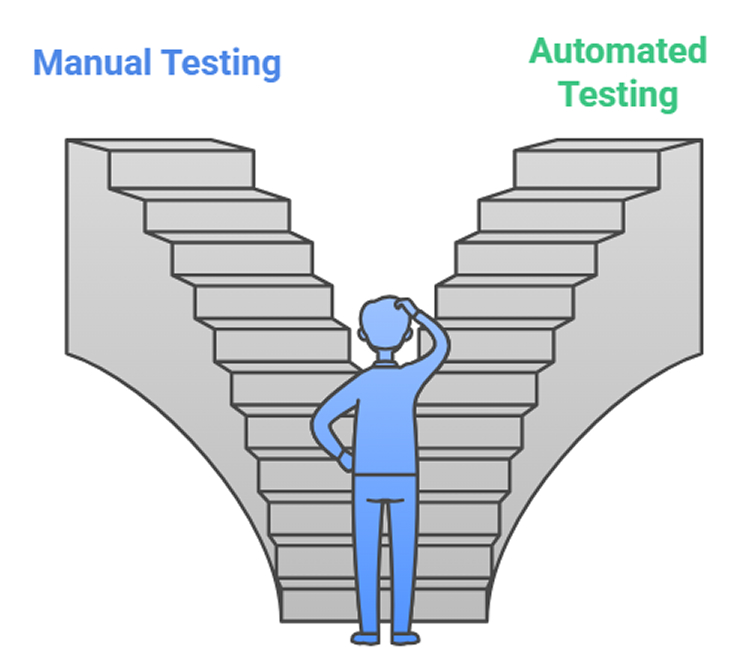 Choose testing approaches: Manual vs. automated